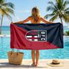 Bologna FC print Quick Dry Beach Towel Microfiber Absorbent Portable Travel Swimming Towel