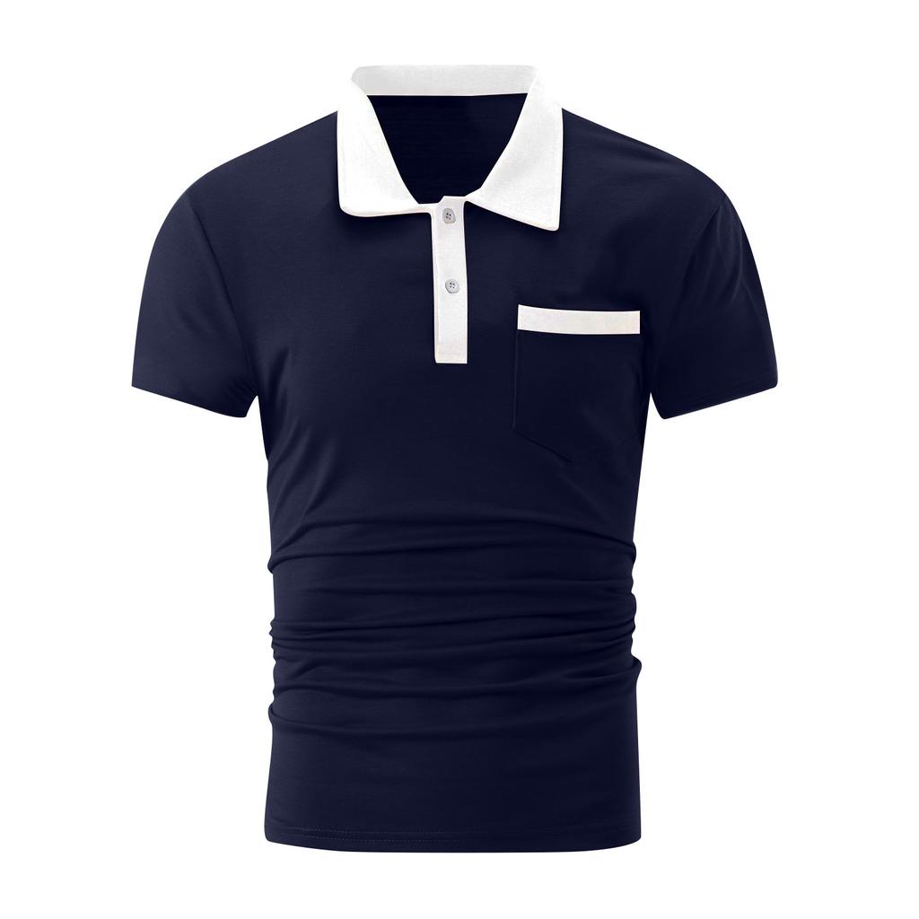 Мужская летняя дышащая рубашка с короткими рукавами и культурой отдыха