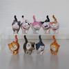 9/10PCS DIY Cat Figures Statue PVC Decoration Crafts Cute Cat Doll Ornaments  Home Decoration