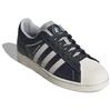 Adidas Superstar Carbon Grey Contrast Stitch Unisex Sneakers Black Cloud-White Grey-Two IF1780
