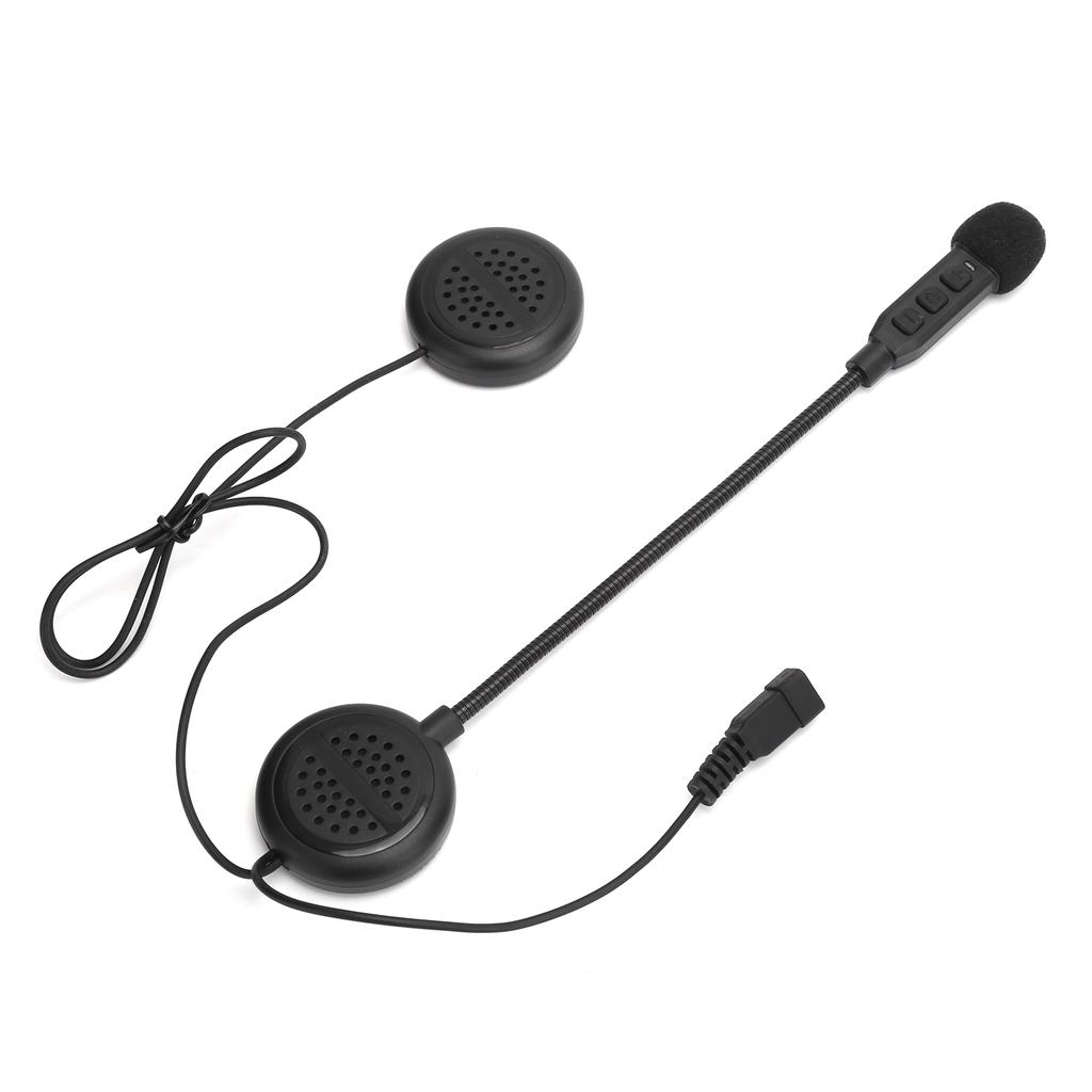 Водонепроницаемые наушники для мотоциклетного шлема с микрофоном, беспроводное Bluetooth-стерео шумоподавление