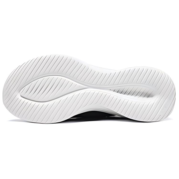 Skechers Спортивная ткань Ретро Мода Дышащая Поддержка Низкий Верх Повседневная Обувь Женская кроссовка Черный 150457-BLK