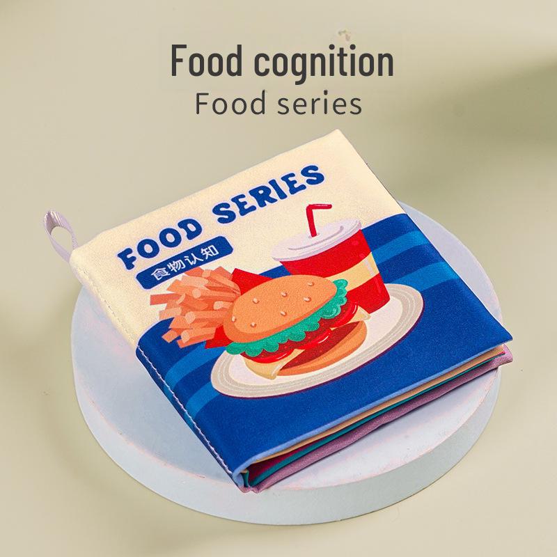 Неразрушимая детская тканевая книга для детей от 3 до 12 месяцев: 3D, Звук, Игрушка для раннего развития