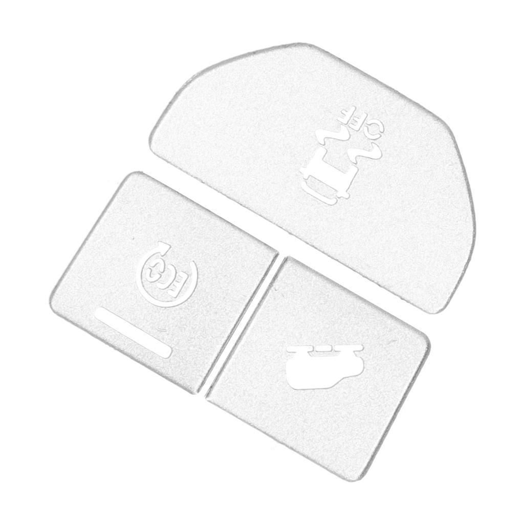 3 шт. наклейка на кнопку запуска и остановки двигателя, отделка консоли, подходит для Land RoverRange Rover Evoque