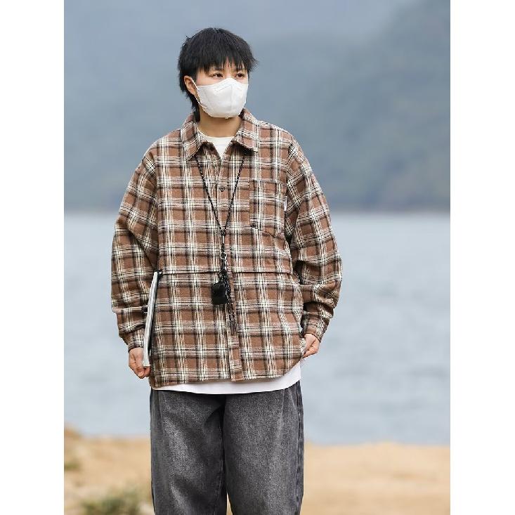 2024 Весна и осень PU красивое пальто мужское Ins High Street модный бренд Гонконгский стиль японский стиль Харадзюку корейский стиль модная свободная куртка