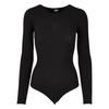 Urban Classics Womens/Ladies Ribbed Knitted Long-Sleeved Bodysuit