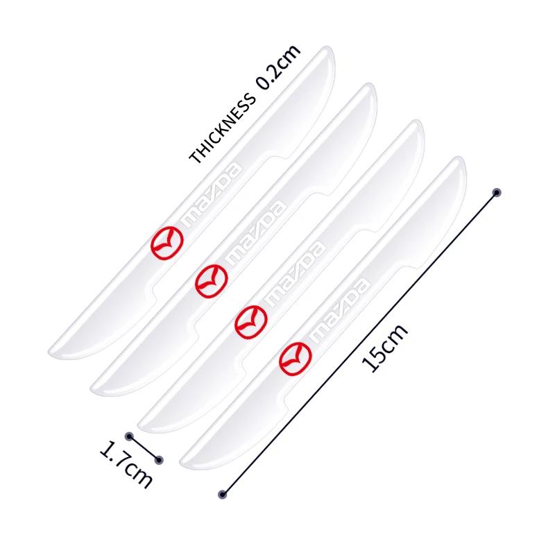 Side Edge Protection Guards Rear View Mirror Cover Protection Strip For Mazda 6 3 5 2 CX5 CX7 323 Demio Axela Atenza CX9 MX3 MX5 g2
