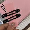 2Pcs/Set Candy Color Metal Hollow Hair Clip Broken Hair Side Duckbill Bangs Y2K Hair Accessories