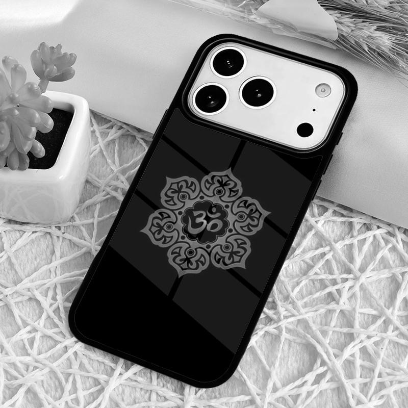OM Yoga GOA Символ Дзен Ударопрочный Чехол для Телефона для iPhone 17 Air 16e 15 11 12 14 13 Pro Max Чехол Coque