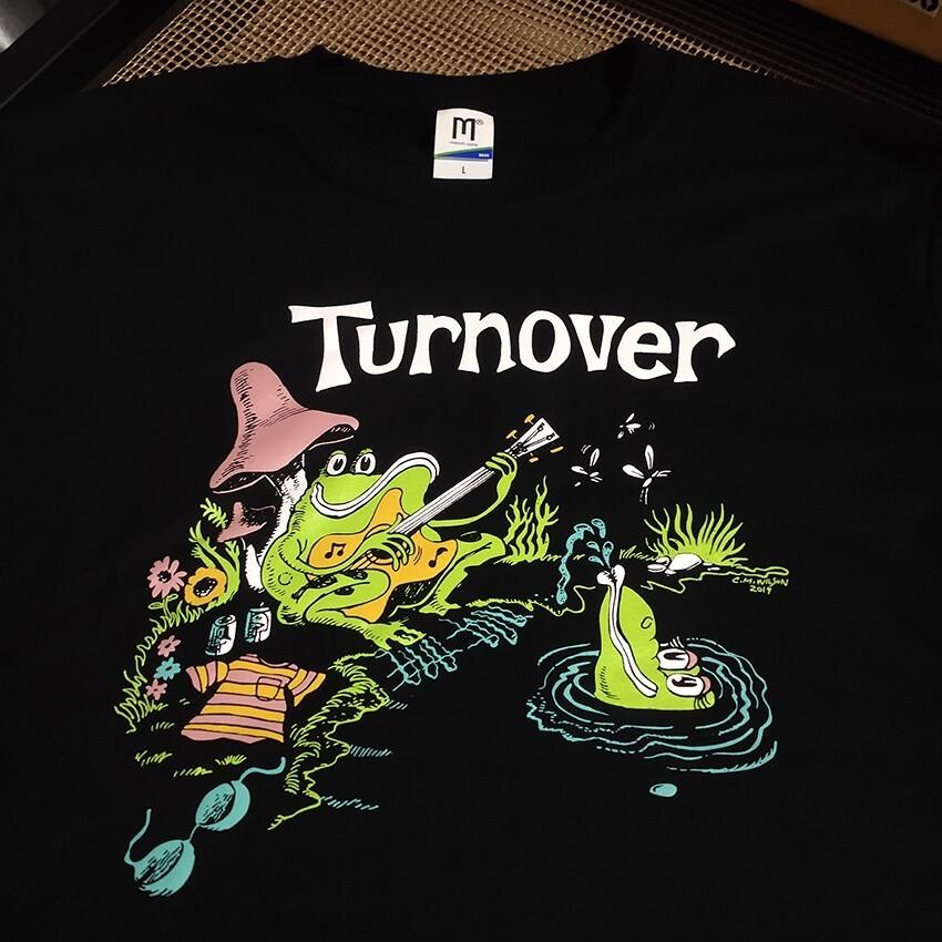 Turnover Frog Black unisex Cotton Tshirt S4XL Unisex T-Shirt