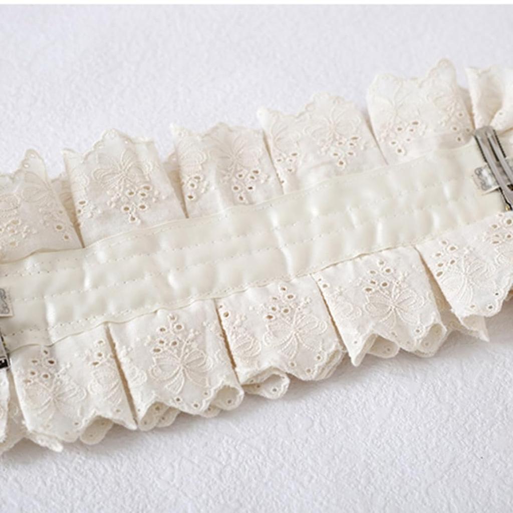 [Toku and Yuu] Lolita Head Dress, Bow, Lace Hair Accessory, Bonnet, Embroidered, Gothic, Girls, Maid Hair, Mori Girl, With Ribbon, Cute, Princess,