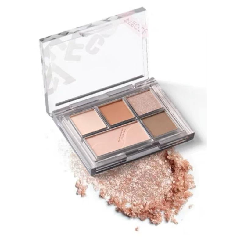 Niulang Moonlight Omega Weizi Veecci VEECCI Eye Shadow Plate E01 Daily Highlight Light Makeup Portable Five-Color Plate 04