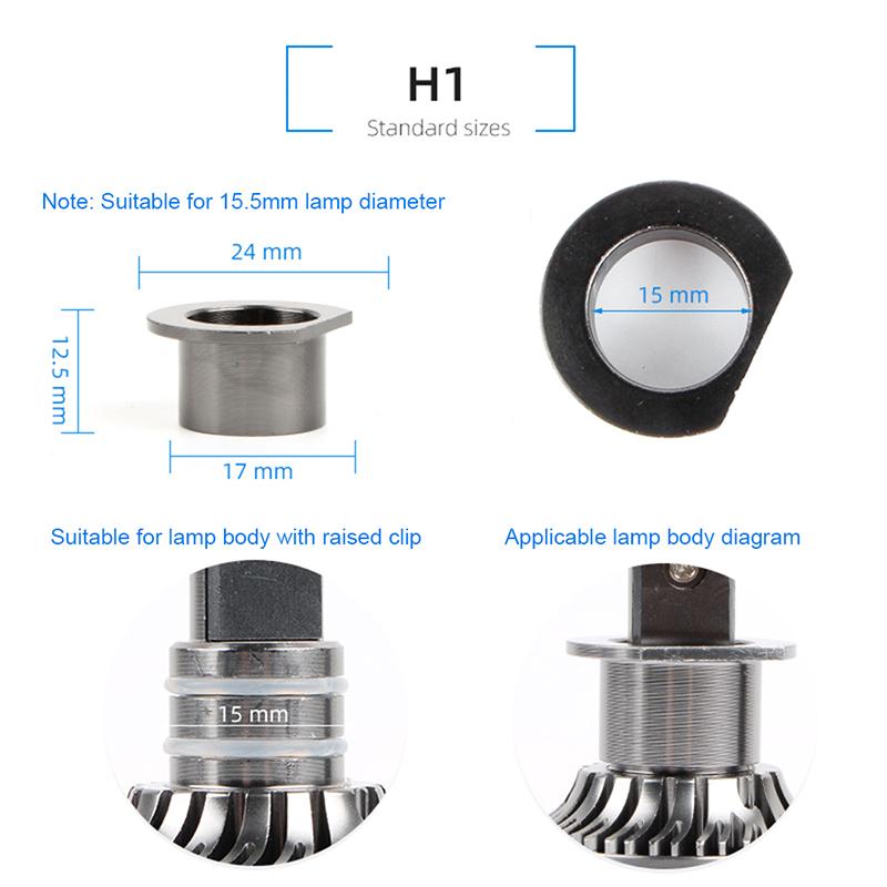 Для V7-9005/9006/9012/H11/H7/H4/H3/H1 Фиксаторы фар Клипсы Адаптер Основание Цоколь Держатель для Светодиодной Лампы Фары Автомобиля