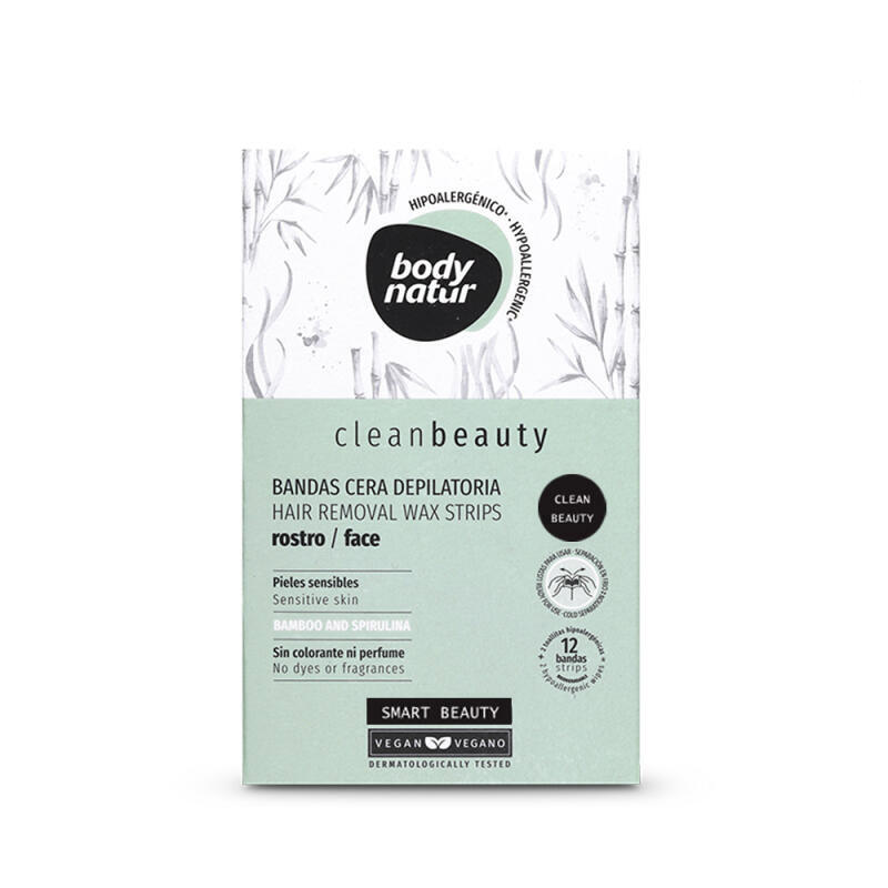 Полоски воска для депиляции лица Clean Beauty