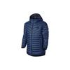 Sports Lifestyle Series Warm Hooded Zipper Down Jacket Men Jackets Dark-Blue 943373-423