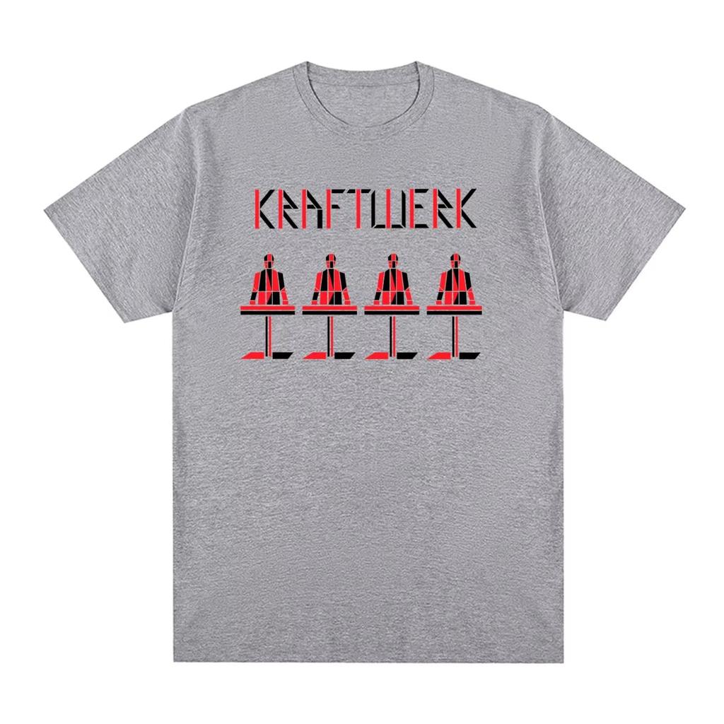 Kraftwerk Vintage Electronic Rock Neu! New Casual Printed Cotton Unisex Women And Men T-shirt