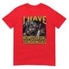 I Have Homosexual Tendencies Funny Hard Skeleton Meme TShirt