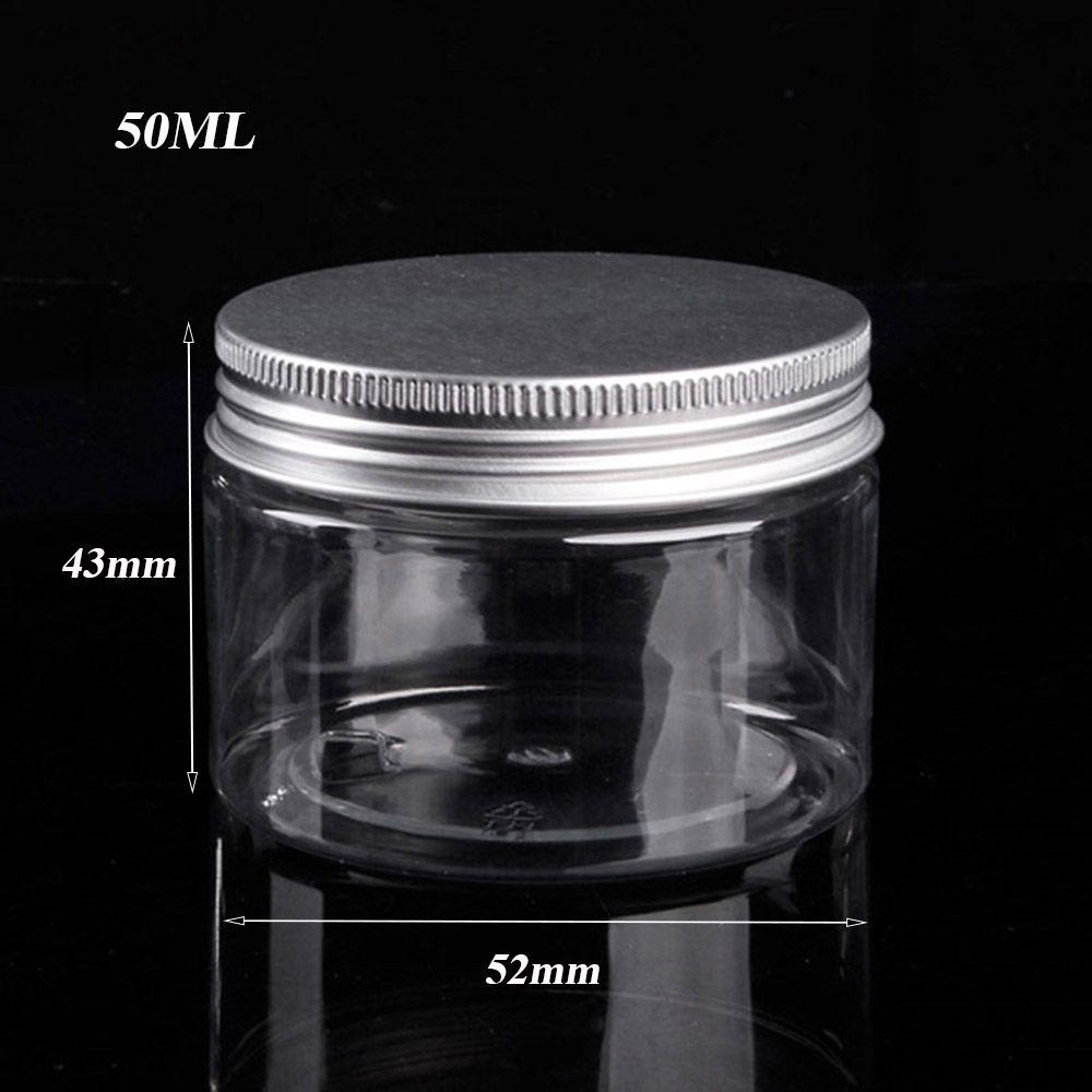 30-250ML Oil Wax Lip Balm Storage Container Empty Jar Aluminum Cap Tin Pot