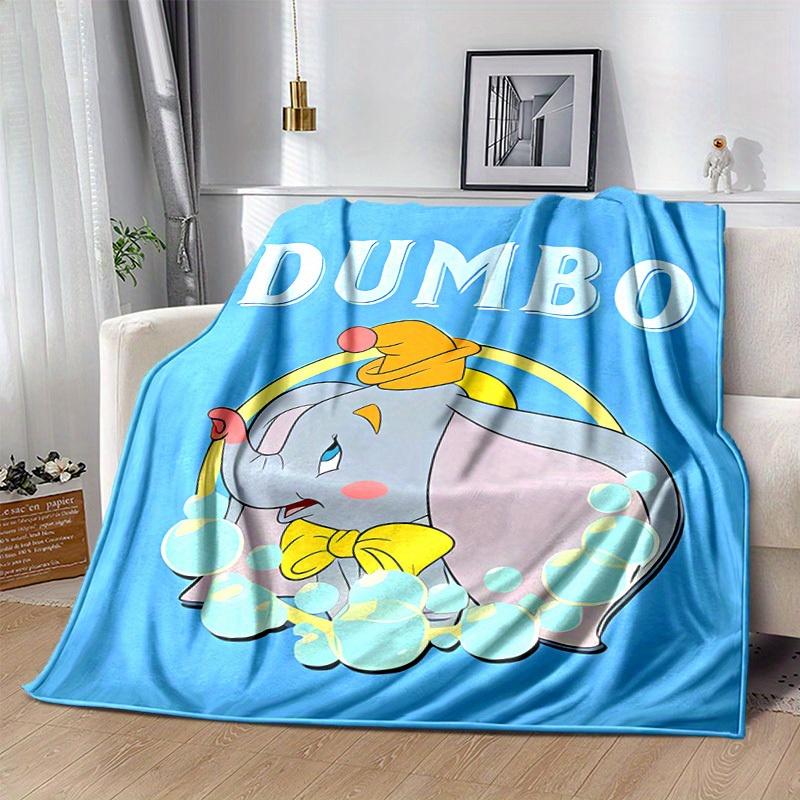 1pc,Dumbo Elephant Throw Blanket Cute Home Decor Soft Blanket for Couch, Bed, Car, Travel, Camping, Office Nap Perfect Gift Idea for Birthday