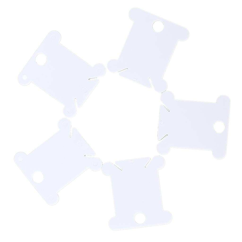 300Pcs Plastic Floss Bobbin Sorting Storage Function Anti Rust Beautiful Practical DIY Sewing Thread Storage for Sewing