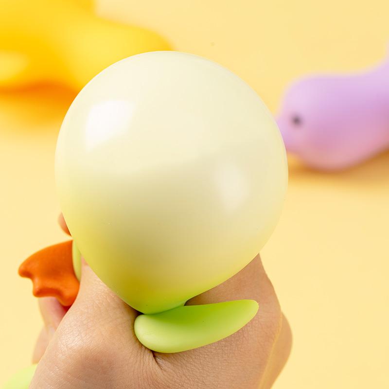 Duck Stress Toys Squeeze Vent Squishy Anti-Stress Abreact Stress Ball Decompression Fidget Sensory Toys Christmas Party Gift