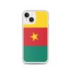 Coque iPhone 14 - PIXELFORMA - Drapeau Du Cameroun - Silicone Souple - Protection Complète - Vert