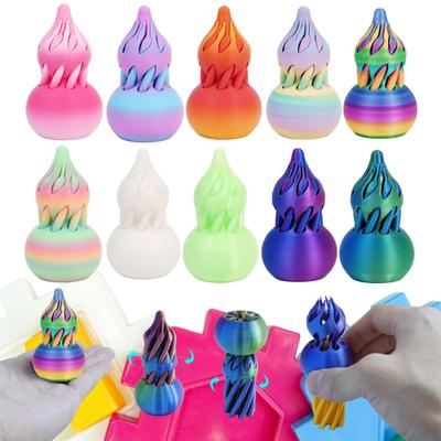 Спиральная тыква игрушка-фиджет невозможная тыква проходная игрушка 3D печатная спиральная тыква игрушка мини вихревая нить иллюзия настольный декор подарок для снятия стресса