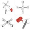 10pcs Multifunction Universal Control Cabinet Cross Key Wrenches Hand Tools