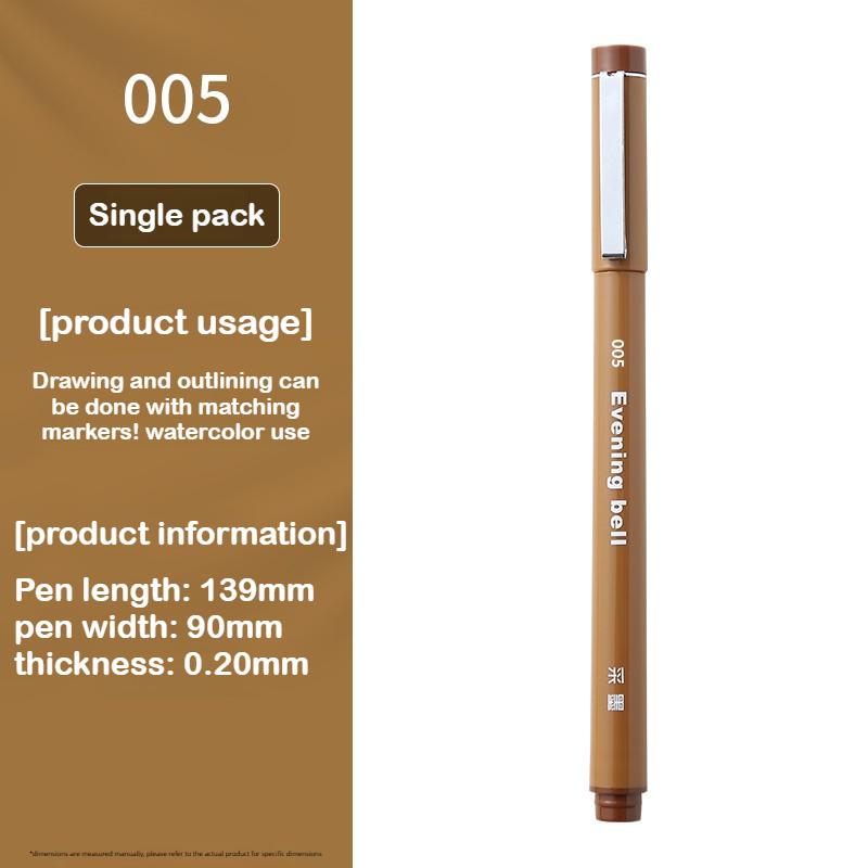 Tramol Gel Pens Brown Black Waterproof Pen Art for Hand Drawing Manga Sketching Painting Stationery School Supplies