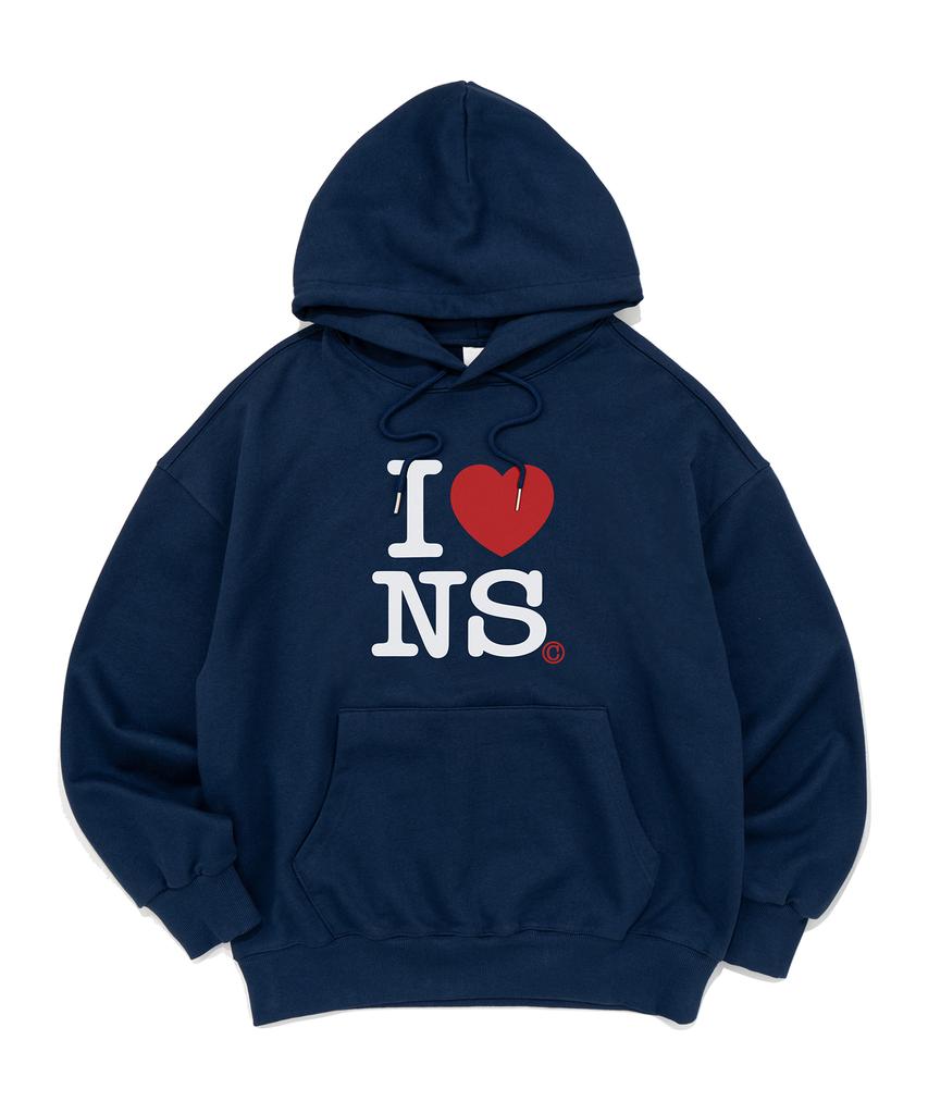 Я Люблю Ns Худи (Темно-синий)