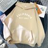 California West Coast Creative Pattern Hoodie Womens Autumn Loose New Hoody O-Neck Casual Hoody Pocket Fleece Womenswear