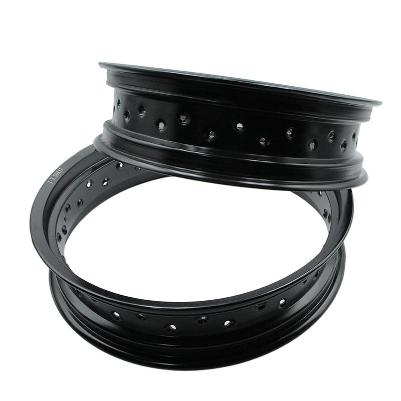 Мотоциклетные Задние 4.25x17" Передние 3.50x17" Алюминиевые 17-дюймовые Колесные Диски Обода Питбайк Грязевой Байк 36 Отверстий для Спиц 4.25*17" и 3.50*17" Ступица Колеса