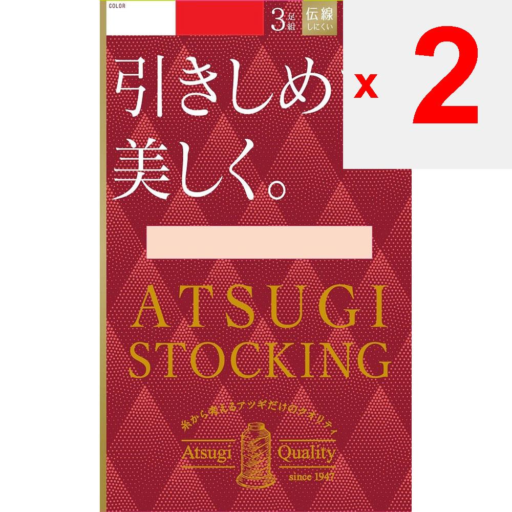 ATSUGI Чулки Чулки Pull Up Beautifully 3-Pair Set ML Nudie BE Чулки Комплекты Материал] Нейлон, полиуретан Чулки Комплекты