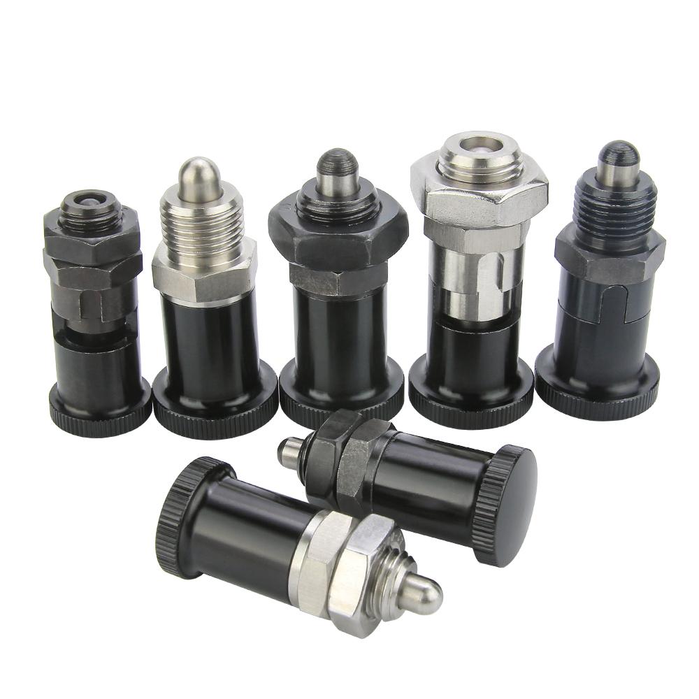 1 шт. Плунжер с шариковым наконечником и пружиной, KST214, пружина из нержавеющей стали, самоблокирующаяся ручка, возвратная ручка, пружинный плунжер, индексирующий плунжер