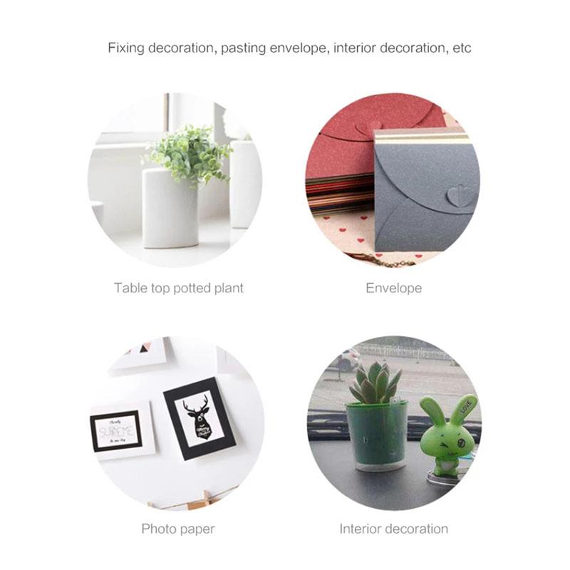 60 шт./компл. двухсторонняя гибкая клейкая лента, водостойкая двусторонняя клейкая лента