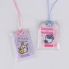 2Pcs Kawaii Anime Chiikawa Embroidery Pendant Cute Usagi Amulet Keychain Creative Cartoon Hanging Decoration Bag Charms Gifts