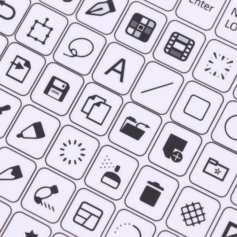 Csp Paint Значок Быстрого Доступа Наклейка на Клавиатуру Clip Studio Paint Стикер на Клавиатуру Планшета Значок Быстрого Доступа Paint Стикер на Клавиатуру