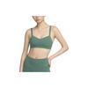 Zenvy Strappy Solid Outdoor Casual Low Impact Support Quick Dry Sports Bra Women Underwear Green DO6609-361