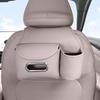 Car Headrest Storage Bag Leather Auto Backseat Hanging Tissue Water Cup Holder