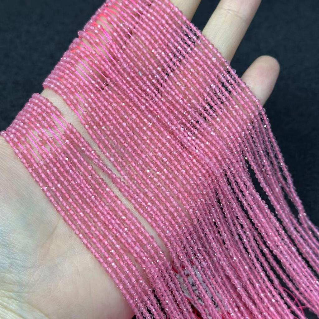 2 мм редкоземельный стеклянный кристалл граненые бусины кисточка ключица цепочка браслет ожерелье аксессуары