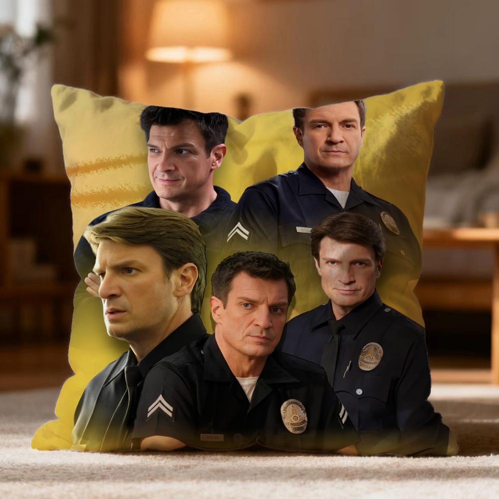 Популярная наволочка The Rookie Cushion Cover Мягкая Стирка и Стирка Многоцелевая для Дивана Кровати Путешествий Офиса