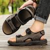 Модные летние мужские сандалии 2025 Новые сандалии Шлепанцы Нескользящие Водонепроницаемые Обувь для ходьбы по воде Пляжные шлепанцы Шлепанцы на мягкой подошве Мужская обувь