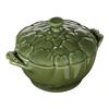 Керамическая кастрюля Staub Артишок 13 см (Базилик зеленый)