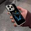 Johnny Bravo Anime Phone Case For IPhone 17 Air 16 E 15 14 13 12 11 Plus Pro Max Electroplated Transparent Soft Shell