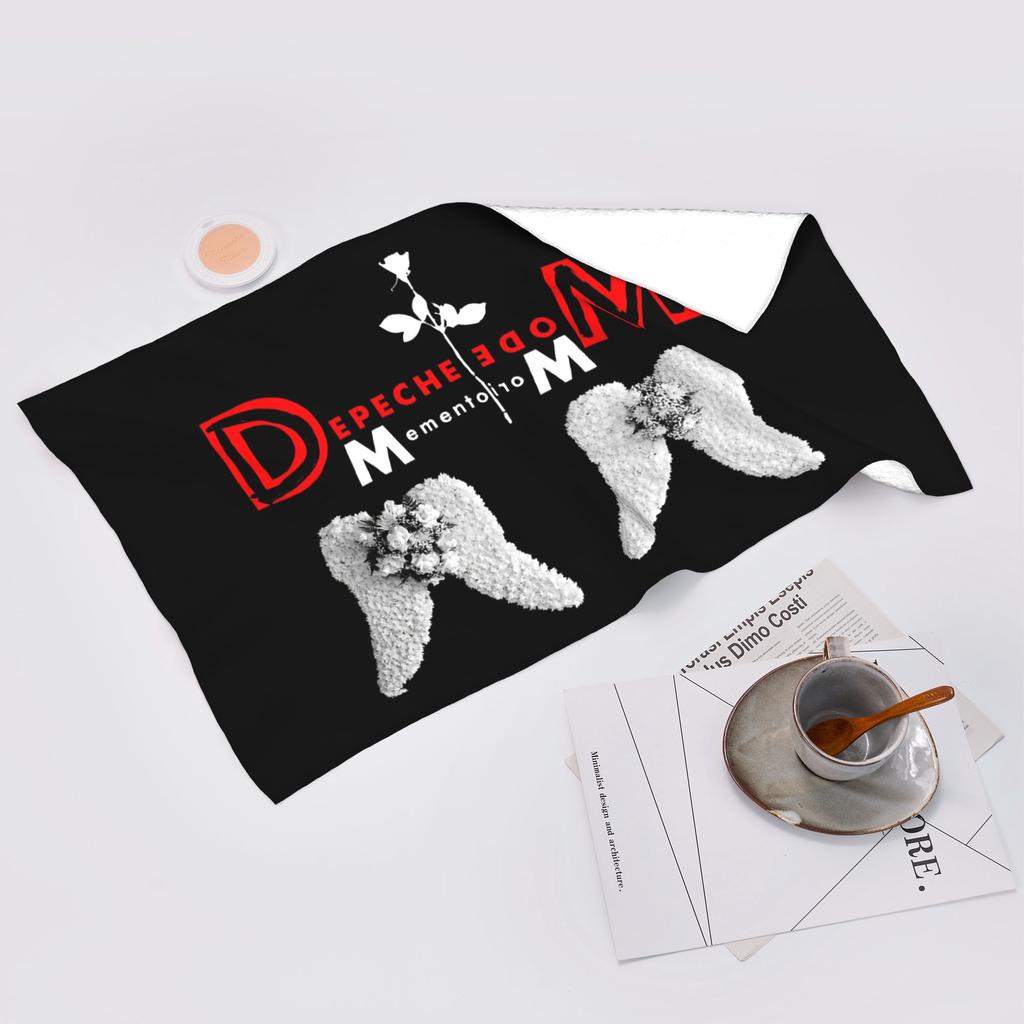 Depeche Cool Mode Музыка Нарушитель Мягкое Лицевое Полотенце Быстросохнущее Бассейн Ванна Хлопковые Полотенца Впитывающее Быстро