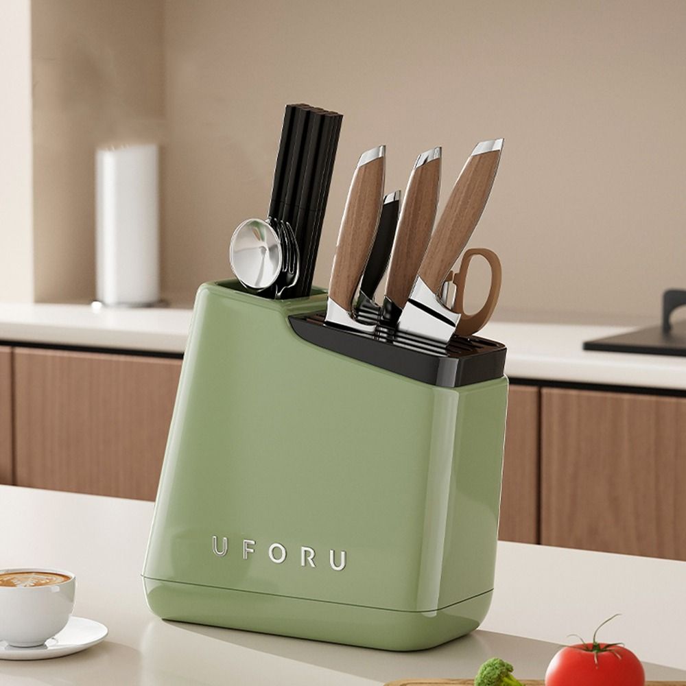 Устойчивая подставка для хранения ножей, нескользящая сушилка для столовых приборов, практичный контейнер для палочек, кухня