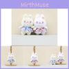 Lovable Bunny Plush Keychain Adorable Rabbit Bag Decoration Soft Pp Cotton Design
