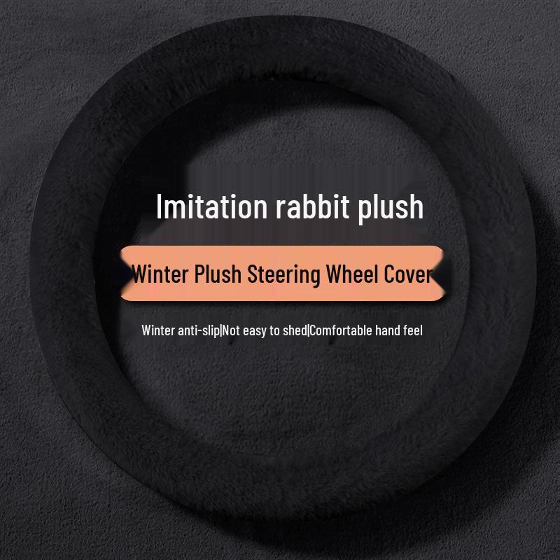 Chery QQ Ice Cream Plush Steering Wheel Cover - Winter Edition