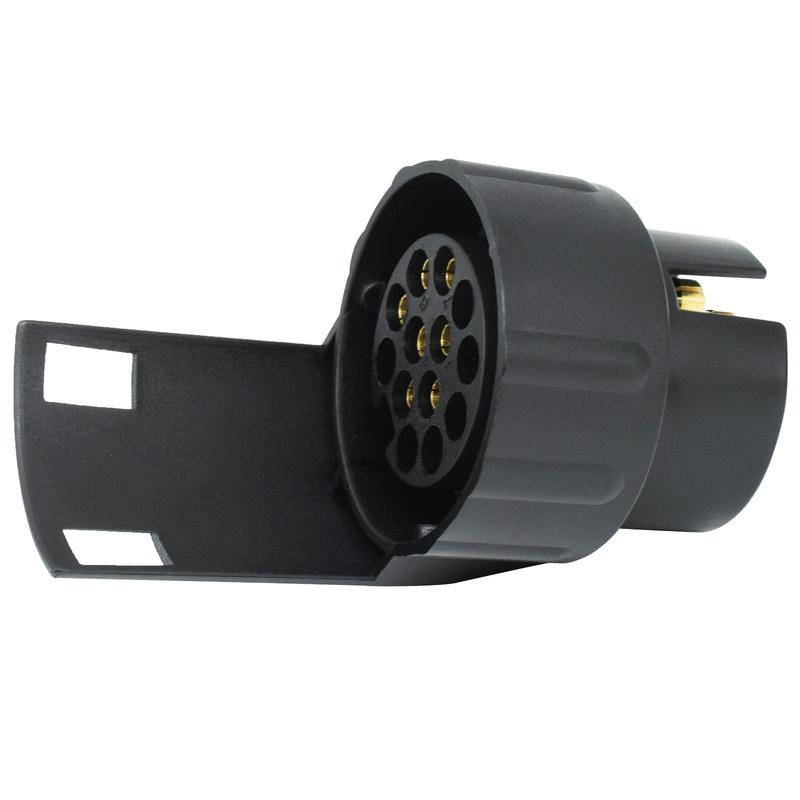 Durable 7 To 13 Pin Plug Trailer Light Adapter Caravan 12V Towbar Towing Waterproof Electric Socket Wiring Protect Connections