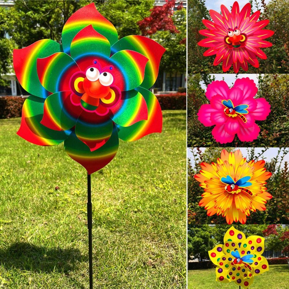Double/Single layered Hot Air Balloon Insect Windmill  Outdoor Party Picnic Decor